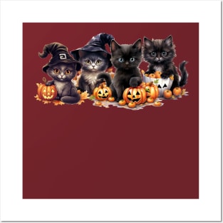 A Witchy Kitten Caboodle Posters and Art